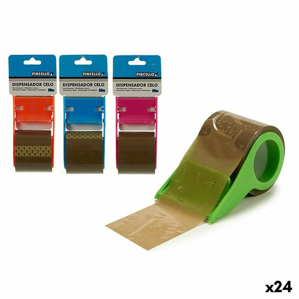 Dispenser per nastro adesivo 5,5 x 15 x 5,5 cm (24 Unità)-0