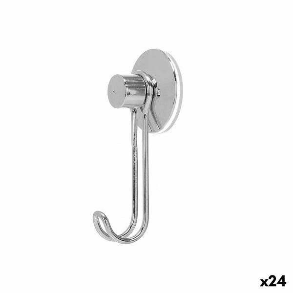 Gancio per appenderla Acciaio ABS 6 x 13 x 4 cm (24 Unità)-0