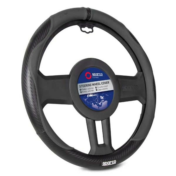 Coprivolante Sparco SPCS128BK Ø 37-38 cm Nero-0