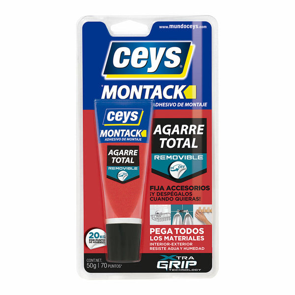 Adesivo per finiture Ceys Montack Removable 507250 50 g-0