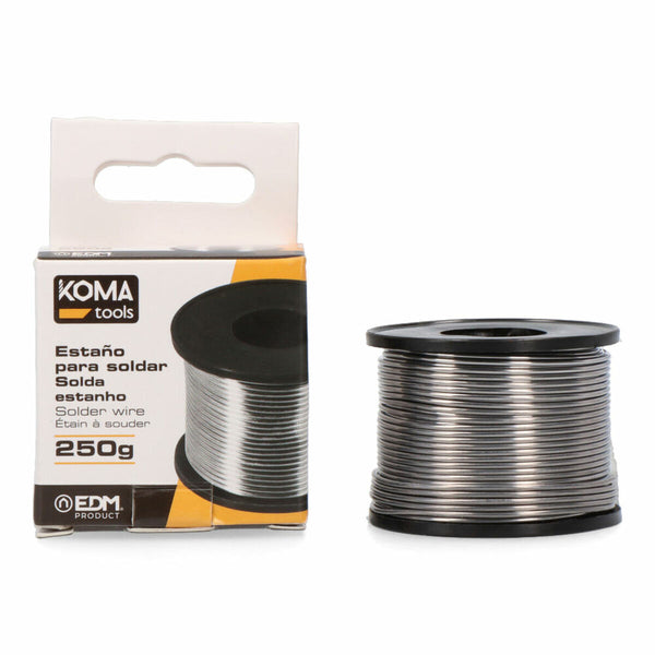 Filo di stagno per saldatura Koma Tools Avvolgitore 1 mm 250 g-0