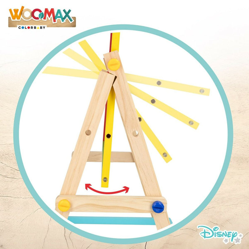 Lavagna 2 in 1 Disney 5 Pezzi 4 Unità 40 x 64,5 x 31,5 cm-4