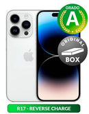 Apple iPhone 14 Pro 128GB 6.1" Silver Used Grado-A Original Box-0