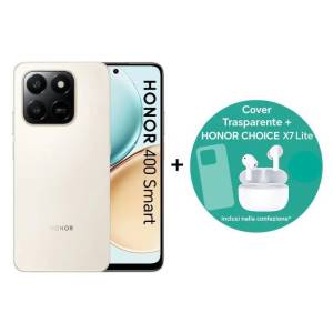 Honor 400 Smart 8+256GB 6.7" 4G Desert Gold DS ITA + Choice X7 Lite-0