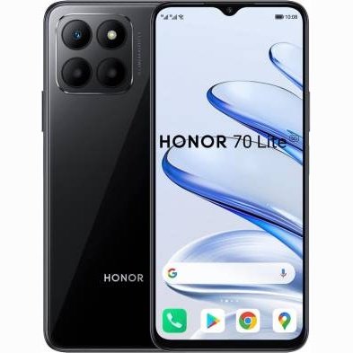 Honor 70 Lite 4+128GB 6.5" 5G Midnight Black EU-0