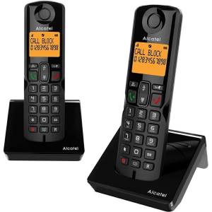 Telefono Cordless Alcatel S280 Duo Black-0