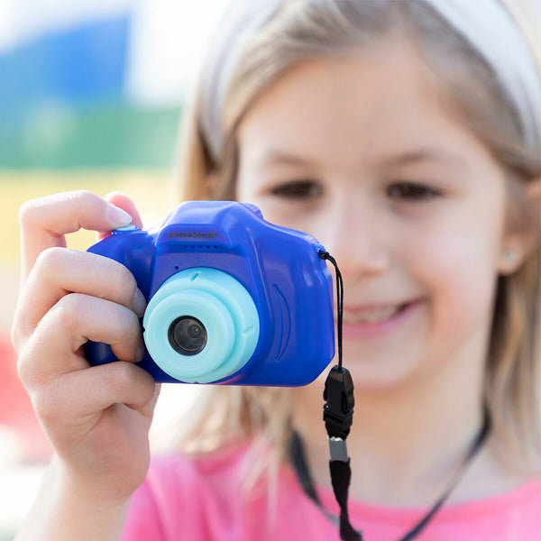 Fotocamera Digitale per Bambini Ricaricabile con Giochi Kiddak InnovaGoods-0