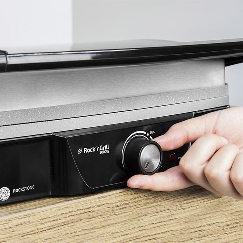 Piastra da Cucina Cecotec Parrilla electrica Rock'nGrill 2000 W-1