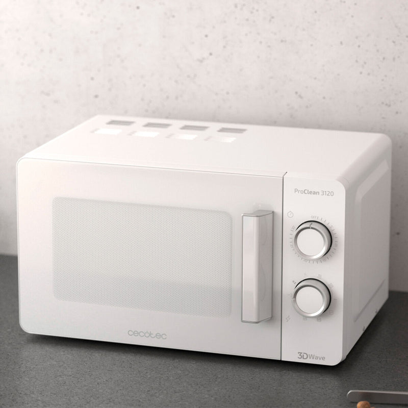 Microonde con Grill Cecotec ProClean 3120 20 L 700W Bianco 20 L-4