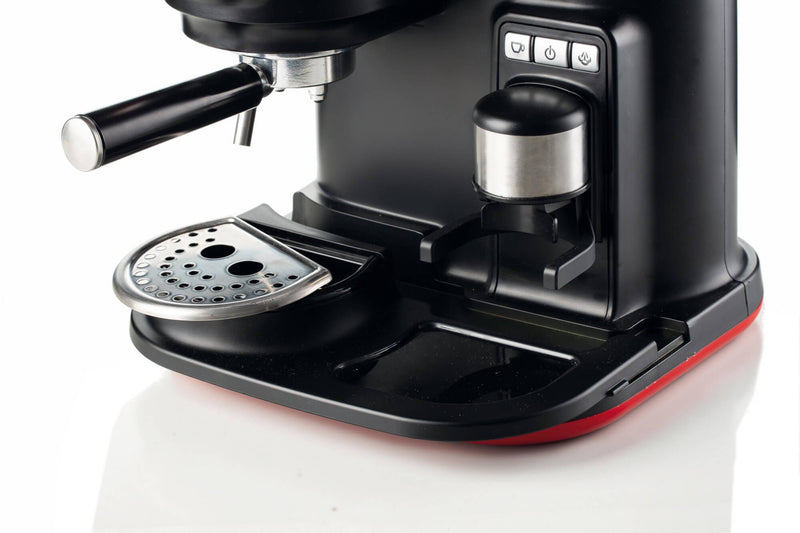 Macchina da caffè espresso con macinacaffè Moderna Rosso bigeshop
