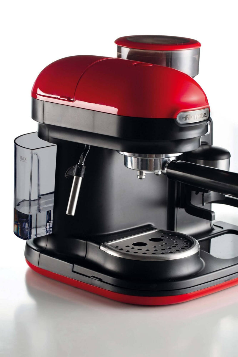Macchina da caffè espresso con macinacaffè Moderna Rosso bigeshop