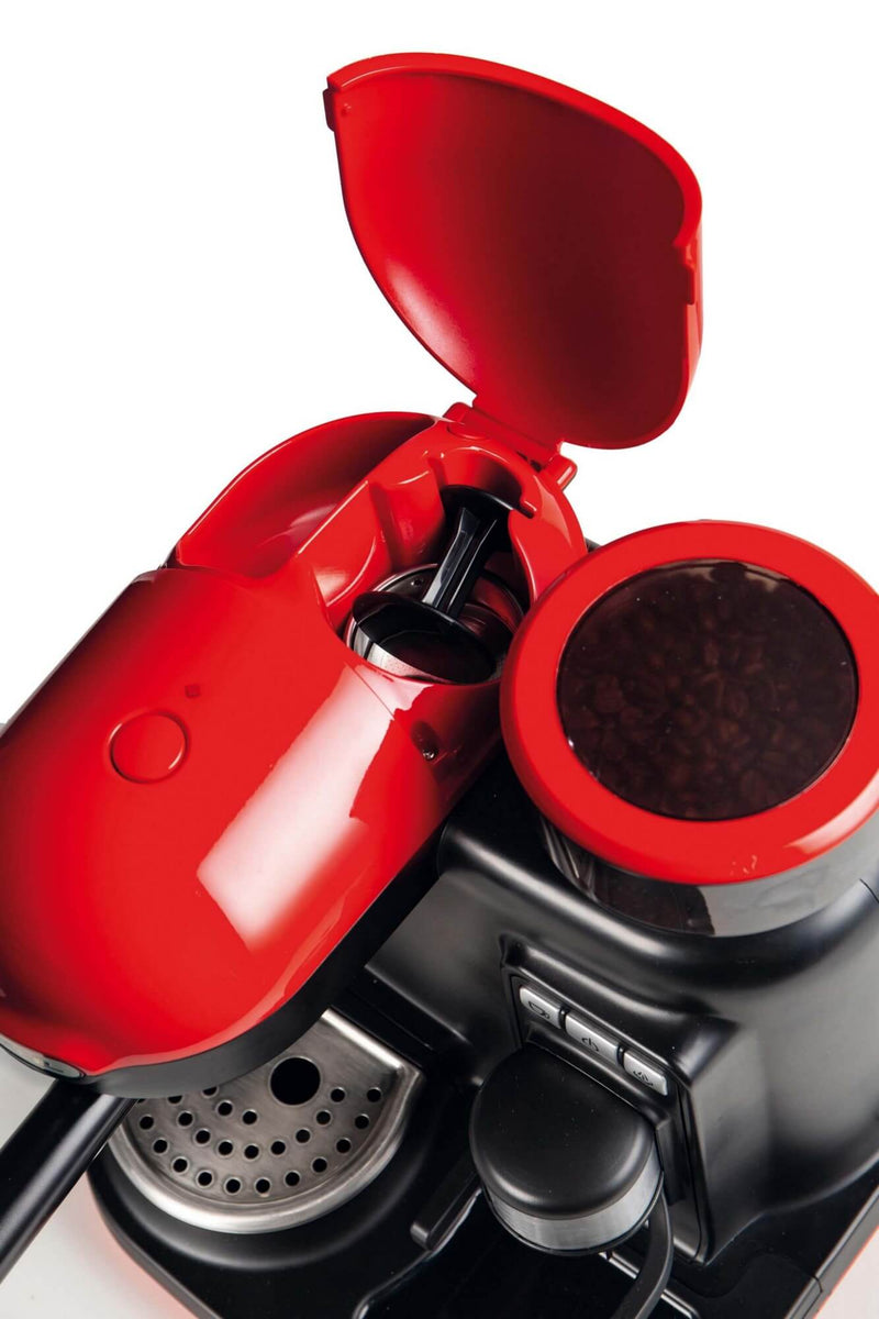 Macchina da caffè espresso con macinacaffè Moderna Rosso bigeshop