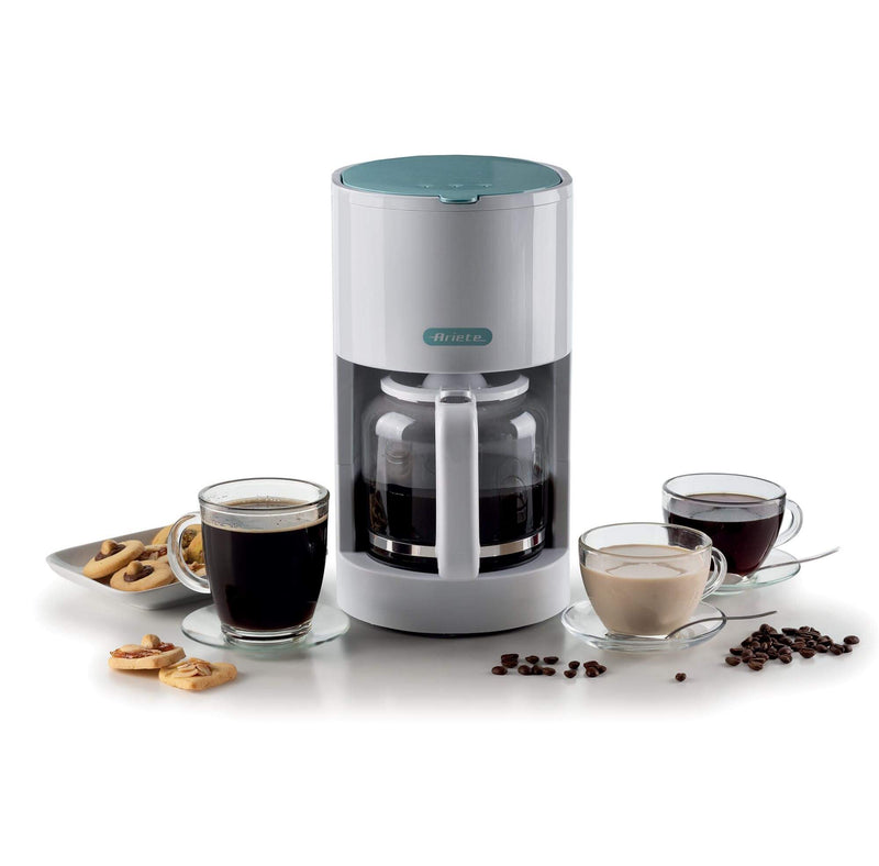 Macchina Caffè Filtro Breakfast  White &amp; Aegean Teal bigeshop