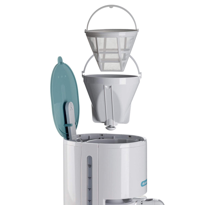 Macchina Caffè Filtro Breakfast  White &amp; Aegean Teal bigeshop
