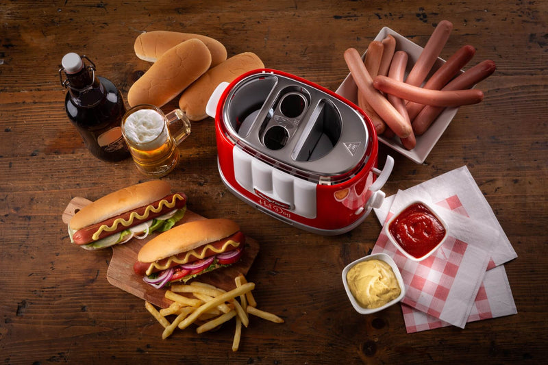 Hot dog Maker Party Time Rosso bigeshop