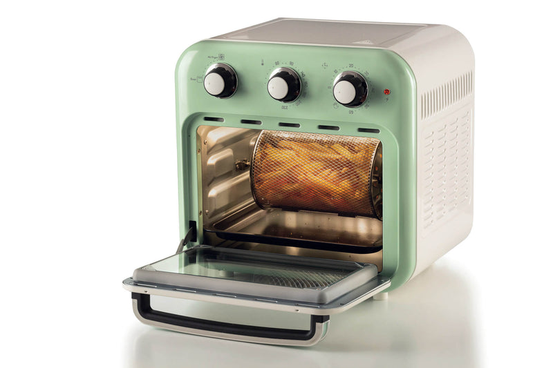 Friggitrice ad aria + Forno Vintage Verde bigeshop