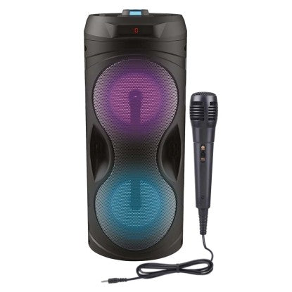 Cassa bluetooth senza fili Speaker Party Tower con microfono e bassi extra SBS