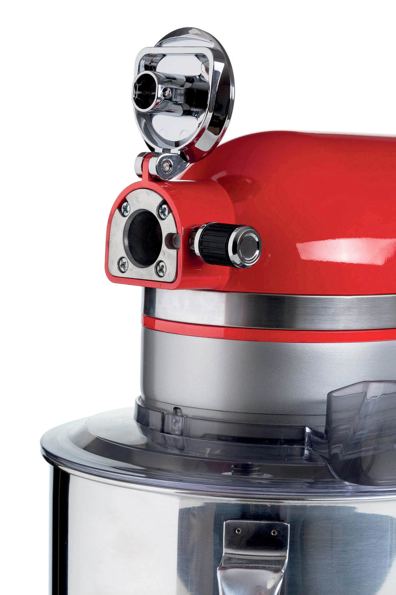 Ariete 1589 Planetaria Moderna, 1600 Watt, 11 velocità, 5,5 Litri, 3 accessori per impastare, amalgamare e montare. Rosso-7