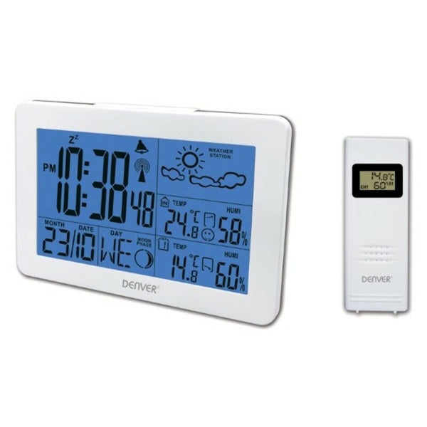 Stazione Meteorologica Multifunzione Denver Electronics WS-530 Bianco-0