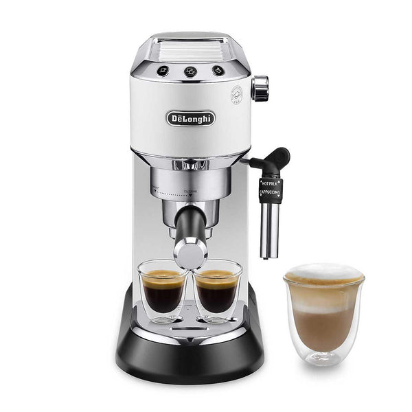 MACCHINA CAFFÈ ESPRESSO DE'LONGHI Dedica EC685.W, 1350 W, BIANCO OPACO - bigeshop