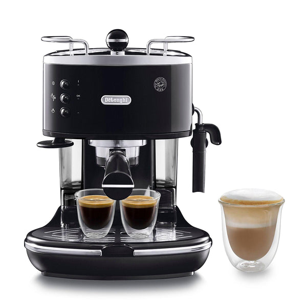 MACCHINA CAFFÈ ESPRESSO DE'LONGHI Icona Classic ECO311.BK, 1100 W, Nero (GRADO A) - bigeshop