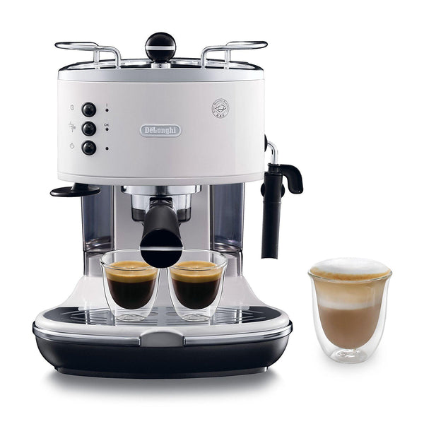 MACCHINA CAFFÈ ESPRESSO DE'LONGHI Icona Classic ECO311.W, 1100 W, Bianco ( GRADO A ) - bigeshop