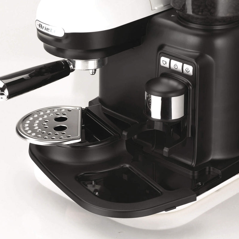 Macchina da caffè espresso con macinacaffè Moderna Bianco bigeshop