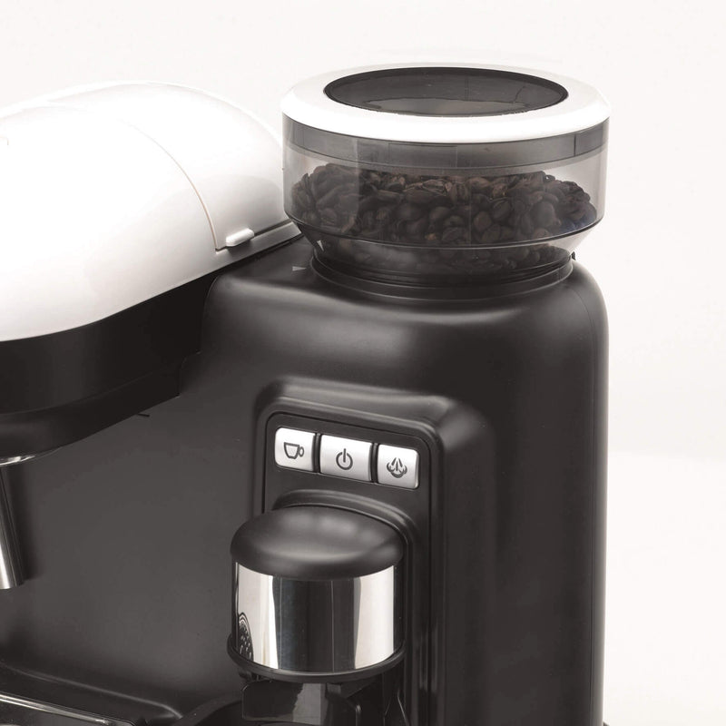 Macchina da caffè espresso con macinacaffè Moderna Bianco bigeshop