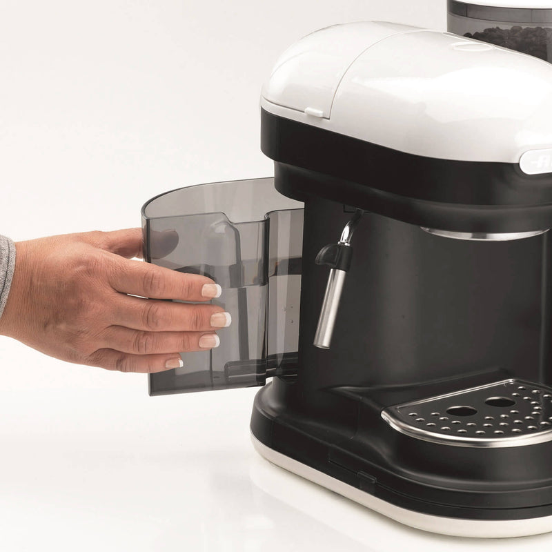 Macchina da caffè espresso con macinacaffè Moderna Bianco bigeshop