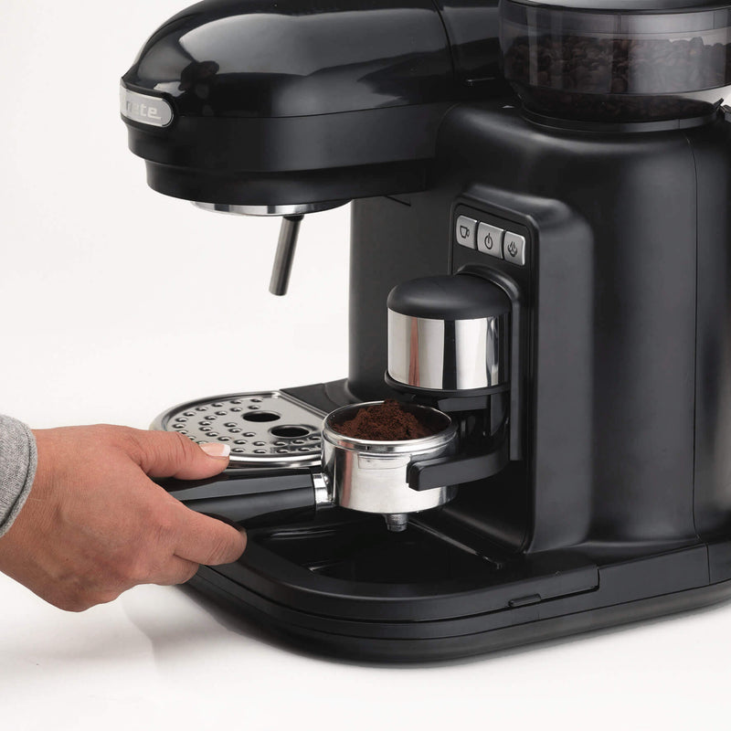 Macchina da caffè espresso con macinacaffè Moderna Nero bigeshop