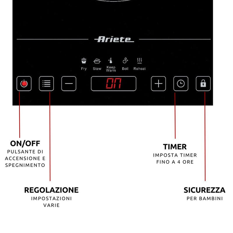 Piastra a induzione singola bigeshop