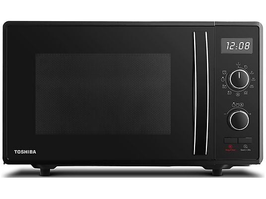 TOSHIBA MW-AG23P GRILL  microonde , potenza microonde 900 W, capacità 23 l, 5 livelli di potenza, funzione grill 1050 W, Nero Toshiba