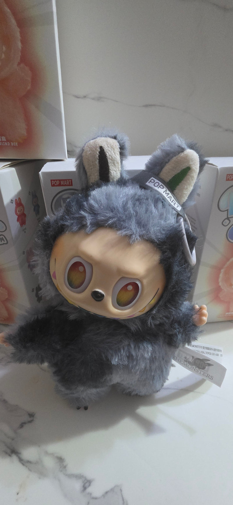 POP MART Labubu The Monsters Big Into Energy BLIND BOX ORIGINALE  FAST SHIP Labu bu peluche portachiavi giocattolo da collezione Pop mart