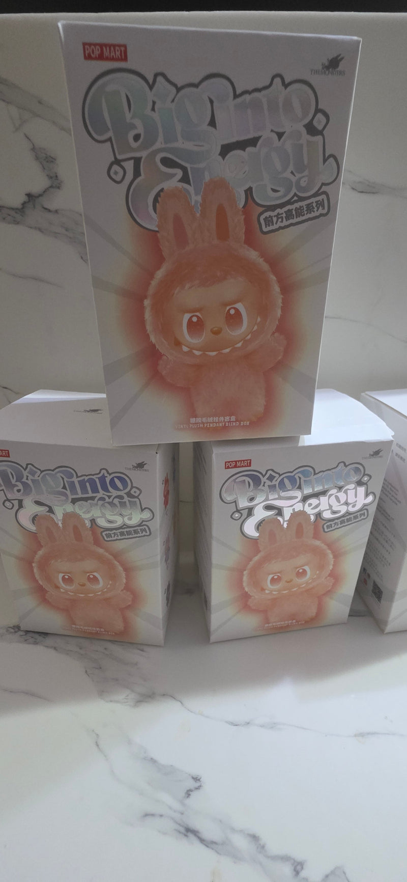 POP MART Labubu The Monsters Big Into Energy BLIND BOX ORIGINALE  FAST SHIP Labu bu peluche portachiavi giocattolo da collezione Pop mart
