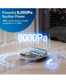 ECOVACS DEEBOT X2 OMNI Robot Aspirapolvere con Mop 8000Pa 15mm Mop Sollevamento ECOVACS