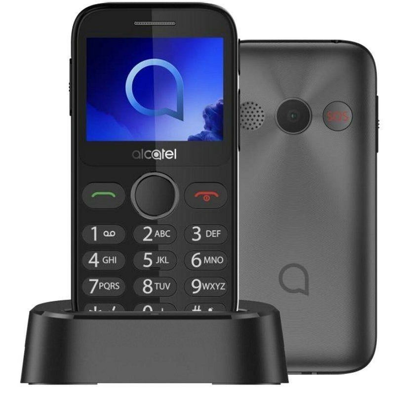 Alcatel cellulare per anziani Alcatel 2019 Nero con base di ricarica Alcatel