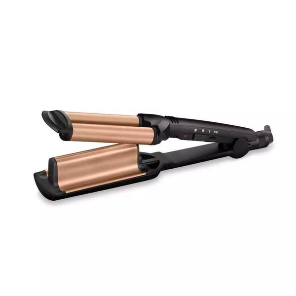 Babyliss W2447E Deep Waves ferro arricciacapelli ondulato nero/bronzo