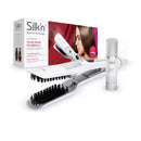 Spazzola lisciante Silk'n - GoBrush Mist - Spazzola lisciante con vapore per capelli sani - Bianco Silk'n