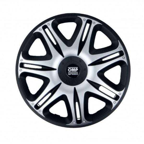 Copri Cerchioni OMP Ghost Speed Argentato Nero 16"-0