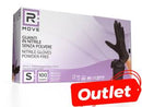 RMove Guanti Cnf.Danneggiata Nitrile Nero SP 3.5g 1Cnf/100pz Tg S-0