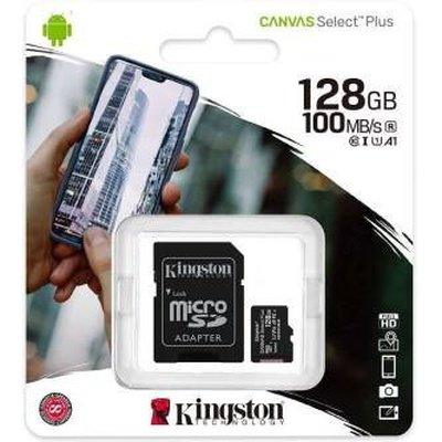 Kingston Micro 128GB Classe 10 SDCS2/128GB + Adattatore SD