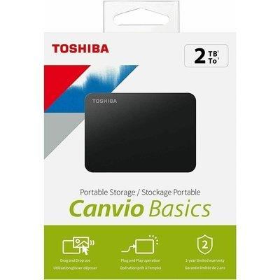 Toshiba Canvio 2TB, 2.5" Disco Rigido Esterno HDTB420EK3AA