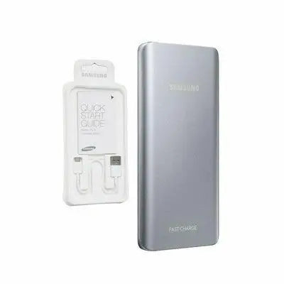 Powerbank Samsung EB-PN920 ORIGINALE 5200 mAh Fast Charge Rapida + cavo SILVER