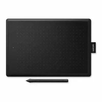 Wacom One by Small Tavoletta Grafica 2540lpi 152 x 95mm - Nero/Rosso