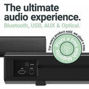 Soundbar 2.1 uscita ottica AUX RCA USB 50W Majority Bowfell