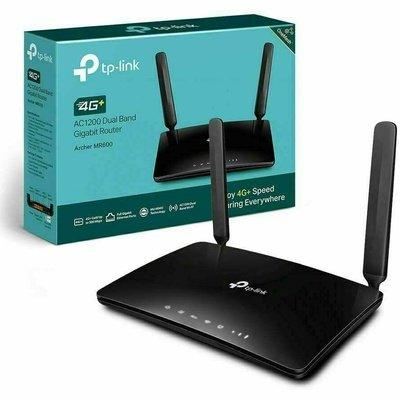 TP-LINK Archer MR600 4G+ Cat6 1200Mbps Dual Band Router senza Filo - Nero