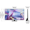 Samsung 8K QLED 2020 Q700T QE55Q700TATXZT Smart TV 55" Wi-Fi RICONDIZIONATO GRADO A