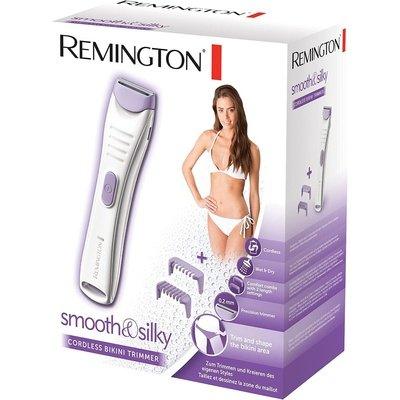 Remington Rifinitore Bikini Smooth & Silk, Ricaricabile, Compatto, Uso da asciutto e sotto la doccia, Delicato sulla pelle, non strappa, taglio rasopelle, BKT4000 - bigeshop