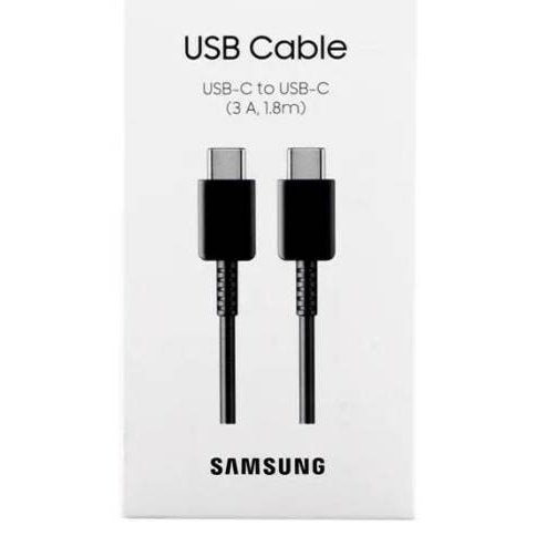 Samsung Cavo USB-C to USB-C EP-DX310JB 1.8m 3A Black-0