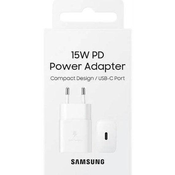 Samsung Caricabatterie 15W EP-TA1510 PD USB-C White-0